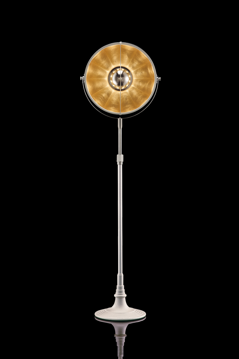 Fortuny lamp Studio 1907 Atelier 32 white and gold