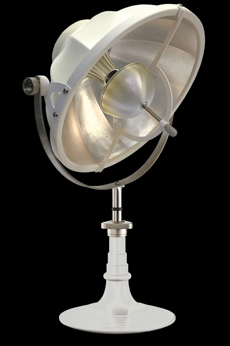 Fortuny Armilla 41 Table Lamp White & silver Leaf