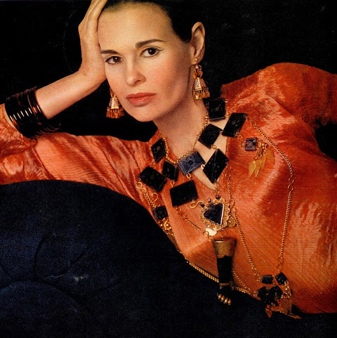 Gloria Vanderbilt and Fortuny crop