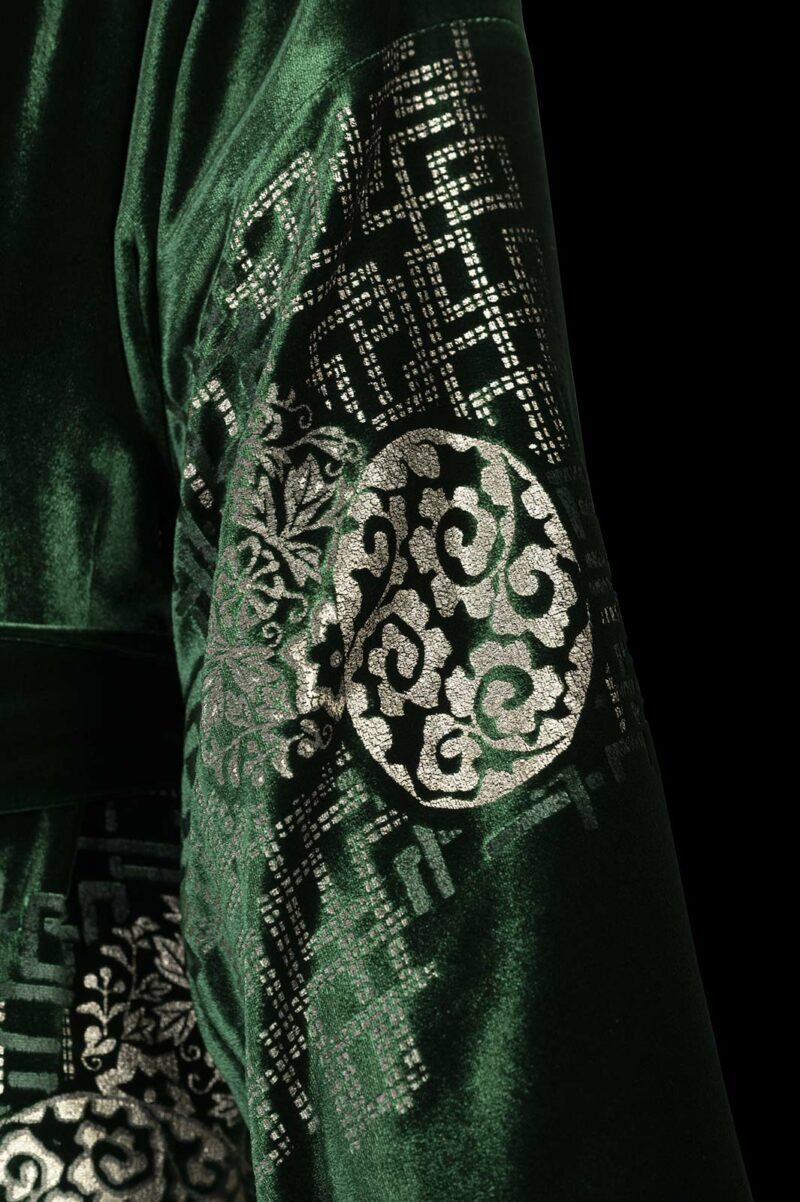 Fortuny printed velvet kimono