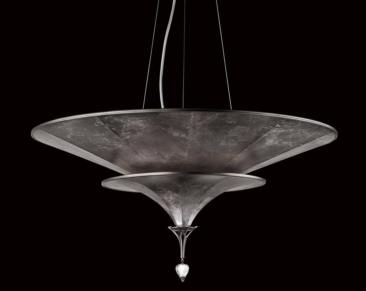 Fortuny Icaro glass fibre 2 tiers lamp