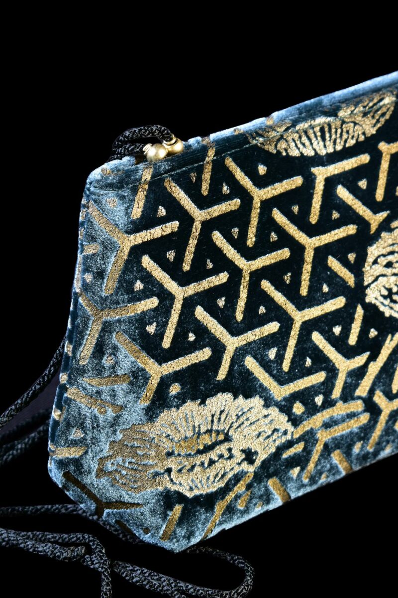 Fortuny Baguette velvet pochette bag