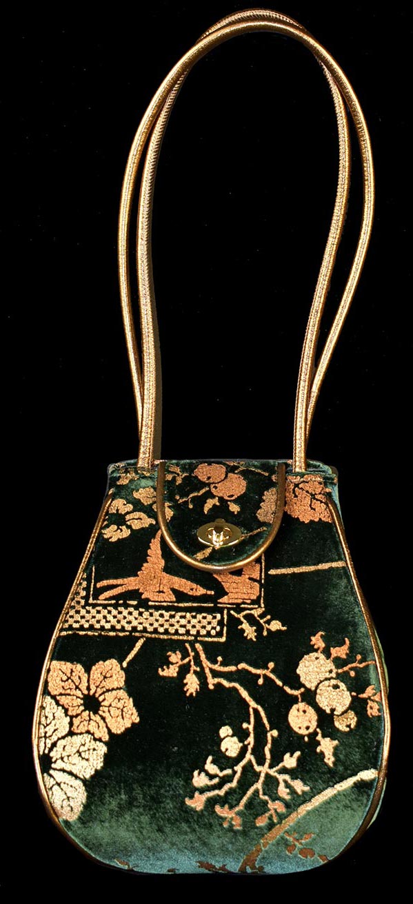 Fortuny Moretta velvet handbag