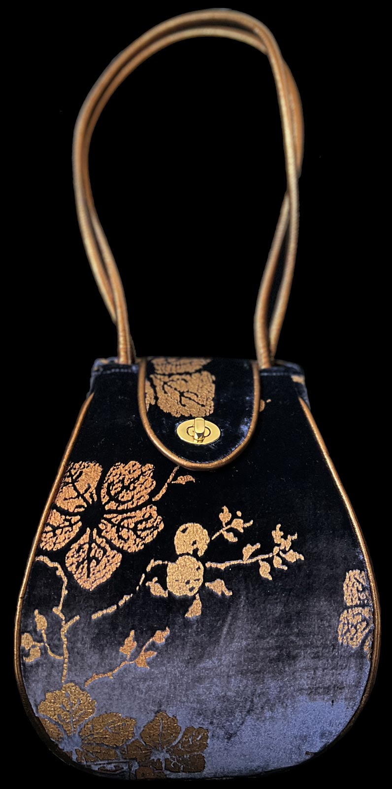 Fortuny Moretta velvet handbag