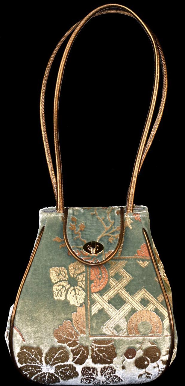Fortuny Moretta velvet handbag