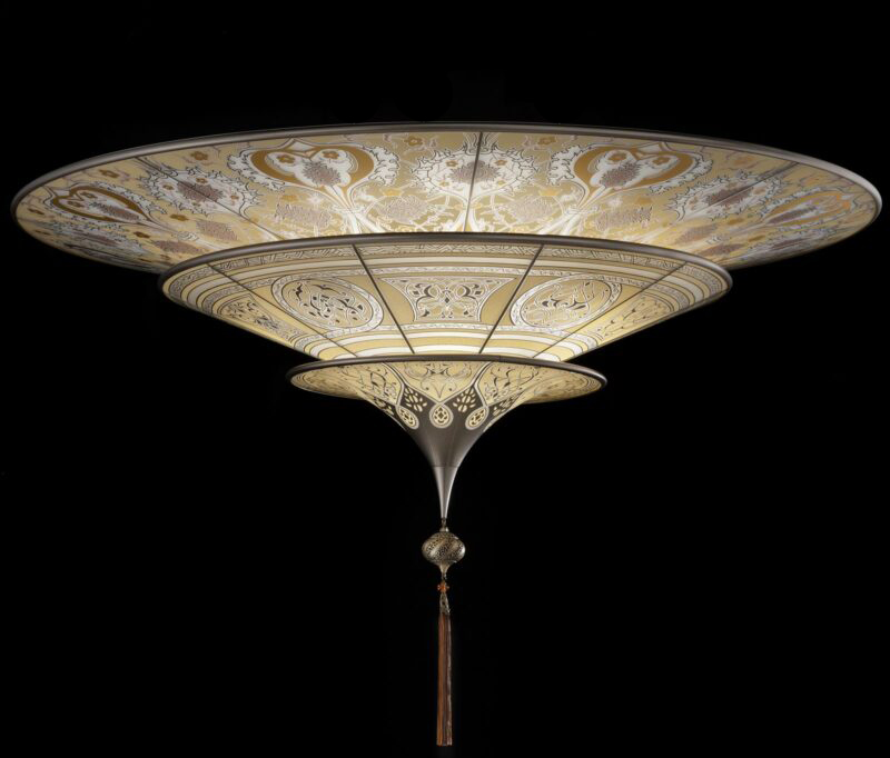 Fortuny Scheherazade 3 tiers Geometric glass lamp