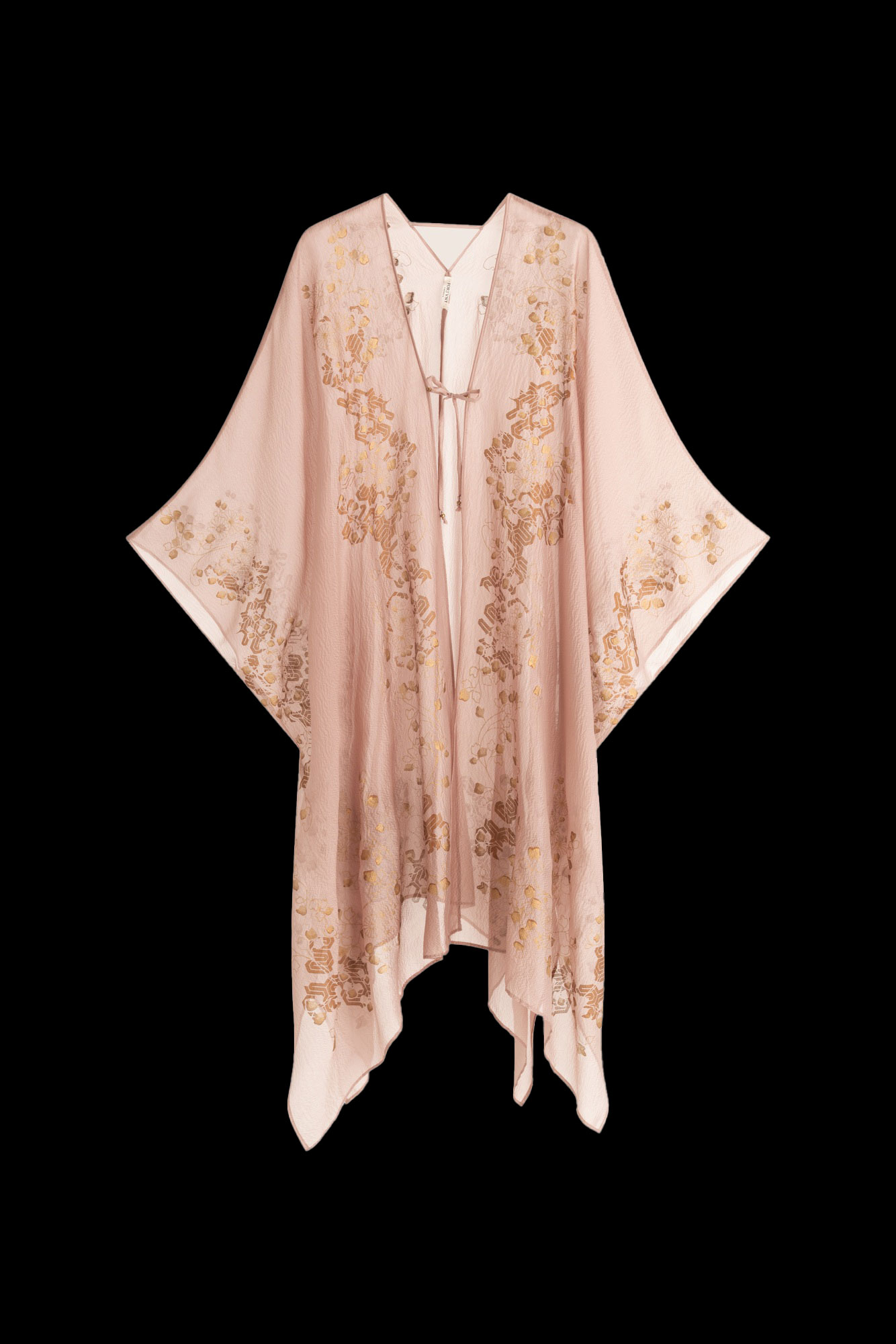 Esther Evening Coat in Crepe Georgette | Ramage Mauve